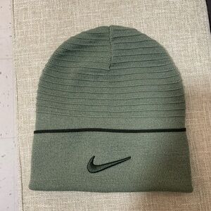 Nike Olive Green Knit Beanie